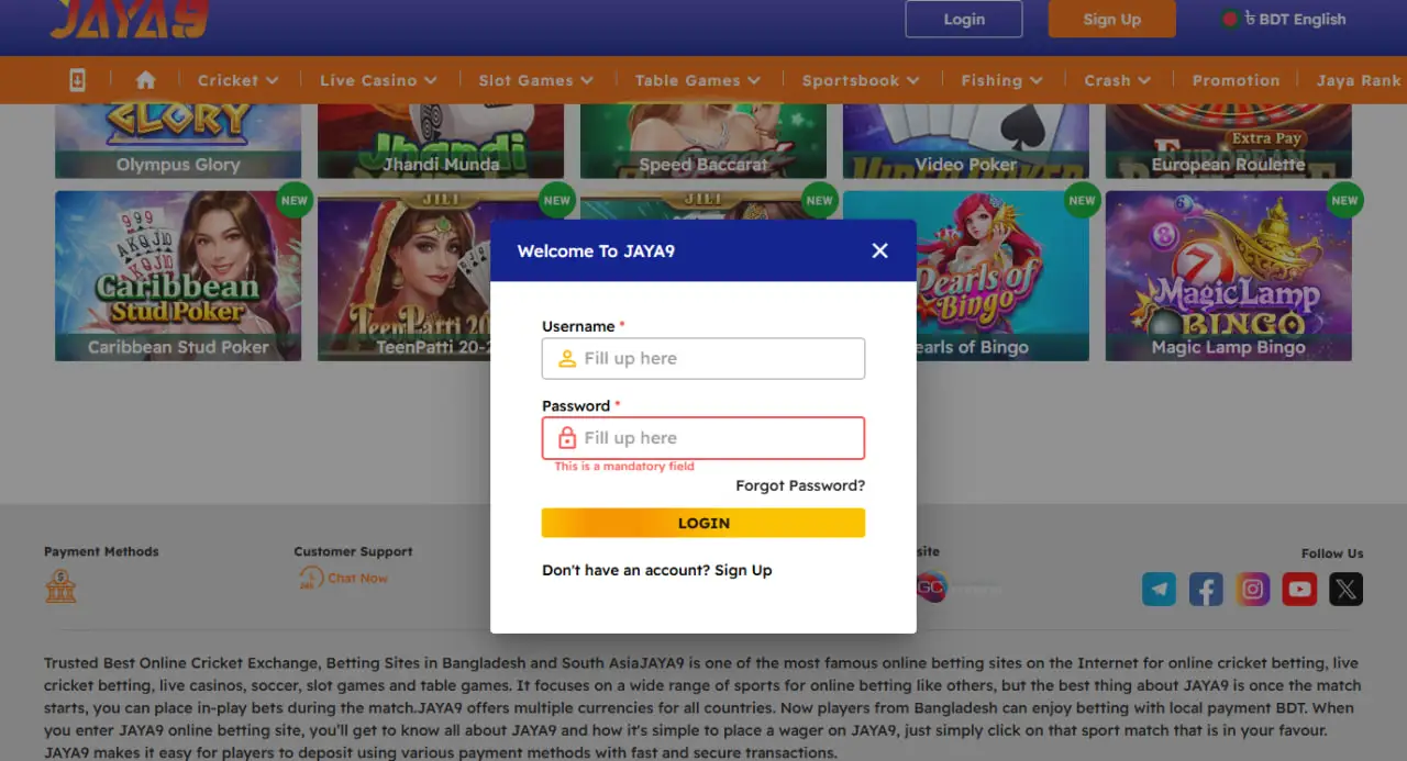 How to Complete Jaya9 Login Quickly